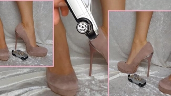 Hohe Heels und ein unkaputtbares Auto
