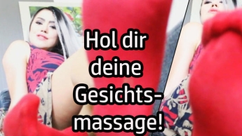 Hol dir deine Gesichtsmassage!