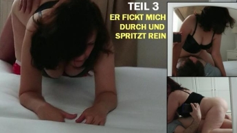 Latex-Schlampe kriegt Besuch von Mr.BigCock 3 – Er fickt mich durch und spritzt rein