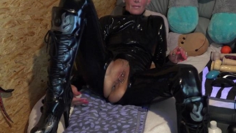Latex catsuits