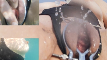 Mit dem Fotzenspreitzer baden gegangen