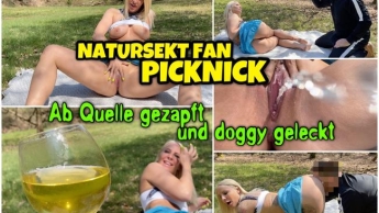 NATURSEKT PICKNICK | Ab Quelle gezapft und DOGGY GELECKT