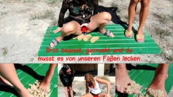 NS 15 ML: Brot bepisst,gecrusht und du musst es von unseren Füßen lecken