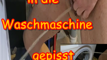 Nachbarin in die Waschmaschine gepisst,