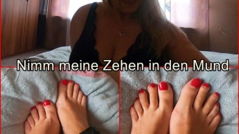 Nimm meine Zehen in den Mund