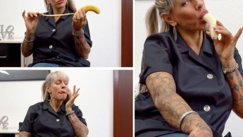 Nylon Kittel Food Porn es ist doch nur eine Banane oder was denkst du