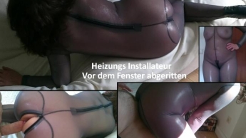 Osterzuschlag!! Rohr des Heizungs Installateurs am Fenster ab geritten