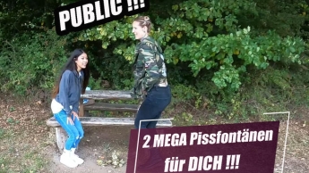 PUBLIC : 2 MEGA Pissfontänen für DICH