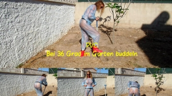 PVC: Bei 36 Grad im Garten buddeln