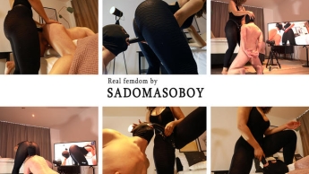 Pervers mit dem Strap-on benutzt