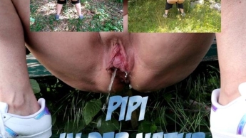 Pipi in der Natur