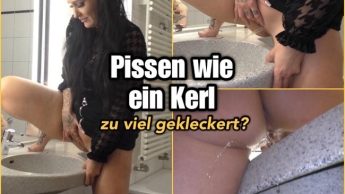 Pissen wie ein Kerl – zu viel gekleckert?