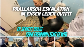 Prallarsch Eskalation | Er spritzt drauf, seine Freundin leckt es weg