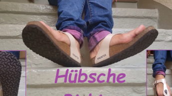 Rosa Sandalen für meine hübschen Füße