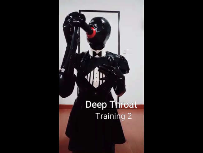 Rubberdoll Katie Zeigen Sie Ihre Deepthroat-Fähigkeiten