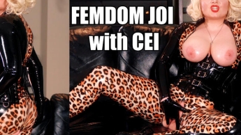 Rude Evil FEMDOM JOI with CEI