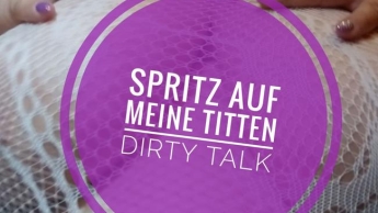 Spritz auf meine Titten