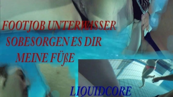 Unterwasser Footjob – so besorgen es Dir meine Füße