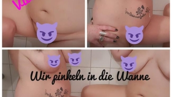 Wir pinkeln in die Wanne