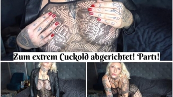 Zum extrem Cuckold abgerichtet! german clip!