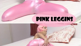 pink leggins