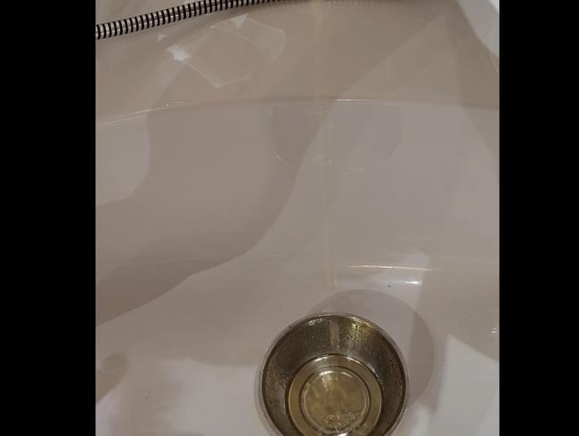 Wasser lassen und auffangen