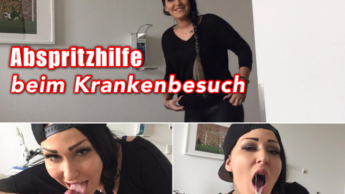 Abspritzhilfe beim Krankenbesuch