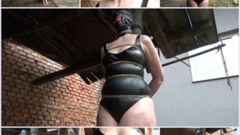 Mein Amateur-Bondage, 5. Juli 2022: Latex-Badeanzug und Maske