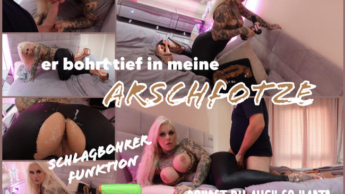 er bohrt tief in meine ARSCHFOTZE I SCHLAGBOHRERFUNKTION I Bohrst du auch so HART?