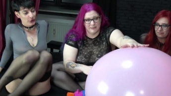 Ballonritt zu dritt (mit Lady Josefine und Abby Strange)