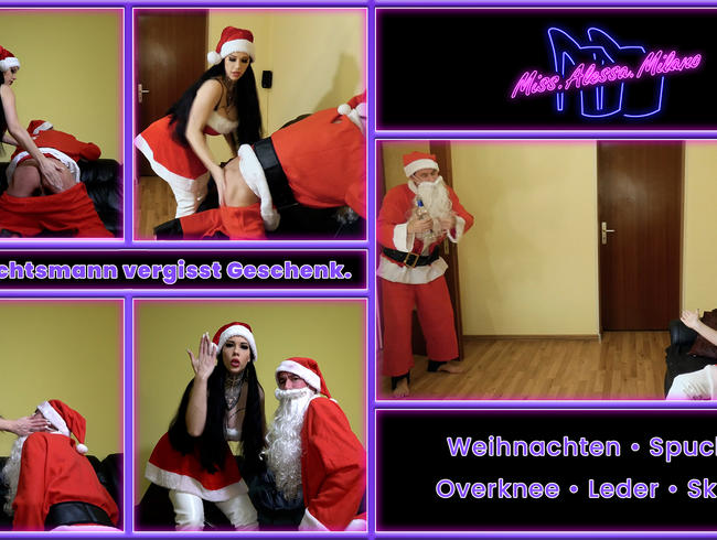 Weihnachtsmann vergisst Geschenk.