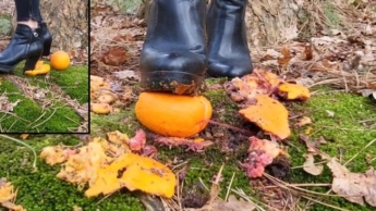 Geil!! Orangencrushing im Wald *_*
