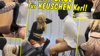 Striptease für keuschen Kerl! Geil gemacht und dann durchgefickt!