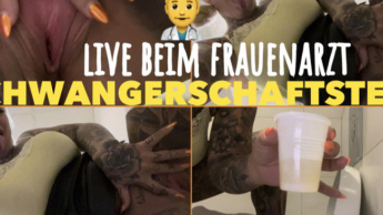 LIVE BEIM FRAUENARZT SCHWANGERSCHAFTSTEST