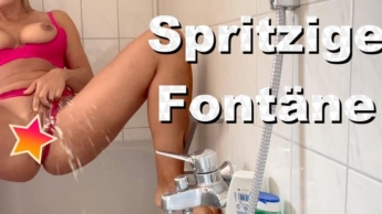 Mega Spritz Fotzen Fontäne