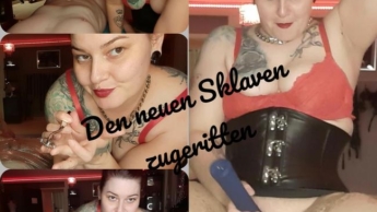 Den neuen Sklaven zugeritten