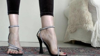 Sexy Zehen Sandaletten Heels Pelotten und Zehenschutz Silikoneinlagen