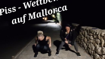 Piss Wettbewerb auf Mallorca