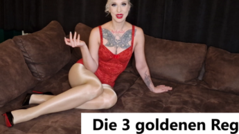 Die 3 goldenen Regeln für meine Sklaven