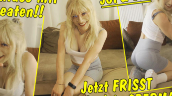 Schluss mit cheaten, du Loser! Diesmal isst du garantiert dein Sperma! JOI + CEI