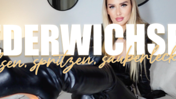 Lederwichser! Wichsen, spritzen, sauberlecken!