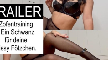 TRAILER: Zofentraining – Ein Schwanz für deine Sissy Fötzchen.