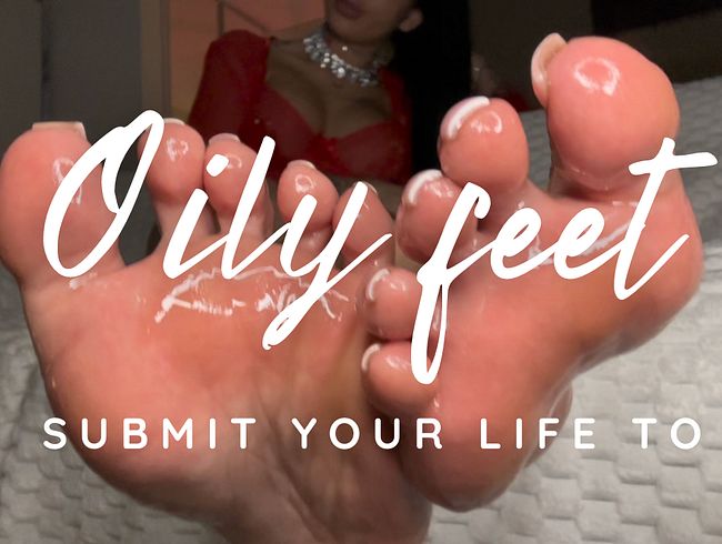 Übergeben Sie Ihr Leben Oily Feet