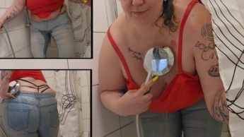 WET & DIRTY!!! JEANS EINGEPISST und NASS gemacht!