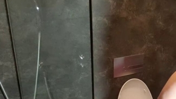Auf der Toilette spielen