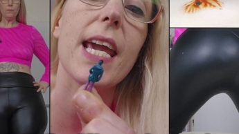 Winzling mit Riesenarsch zerquetscht! (Giantess)