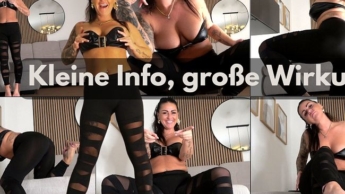 Kleine Info, große Wirkung!
