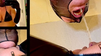 Maul auf! Toilettensklaven Erziehung! Natursekt! Facesitting! Sauber lecken! Sklave wird vollgepisst