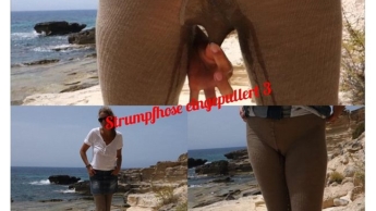 Strumpfhose eingepullert 3