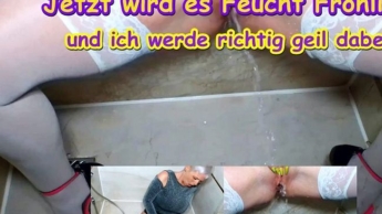 Feucht fröhlich mit einen geilen Orgasmus